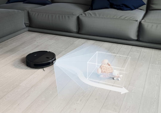 Hoover HG2 Turbo Slim Σκούπα Ρομπότ με Χαρτογράφηση Laser & Απορρόφηση 5000Pa Μαύρη