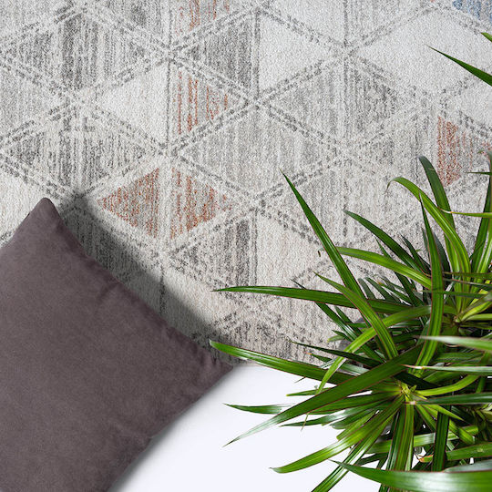 Newplan Lotus 37957 Modern Bedroom Rugs Set Grey Multicolour 5-80-LTS-37957-SET067(2x150,1x200) 3pcs
