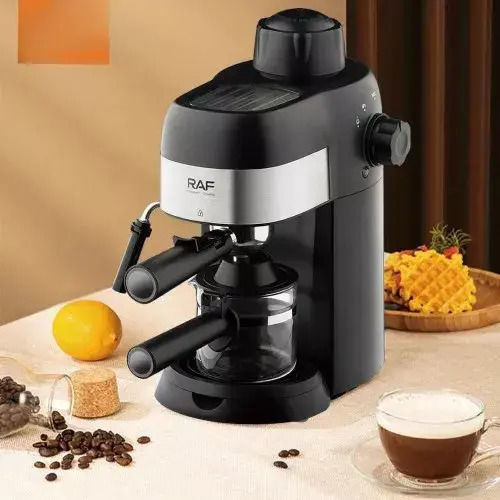Raf R133 Mașină de Espresso 800W Presiune 15bar Neagră