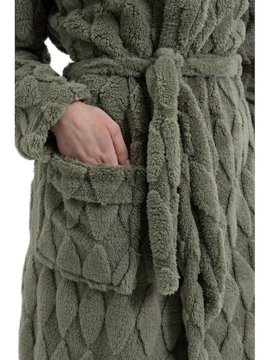 Giota Winter Women's Robe Olive