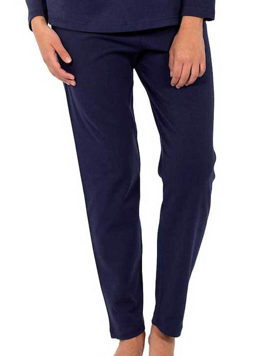 Nina Club Winter Women's Pyjama Set Blue