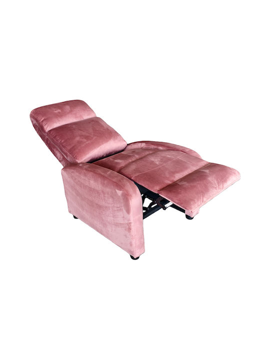 Norva Fotoliu Relax Catifelat Mărul putred 68.5x86x100cm