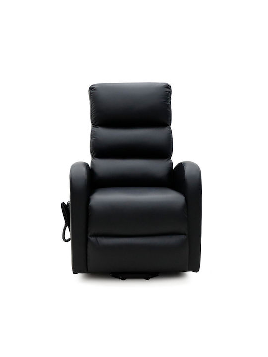 Πολυθρόνα Relax Massage με Υποπόδιο Γκρι 70x73x110cm
