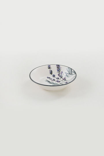 Hermia Farfurie adâncă Ceramică Multicolor cu Diametru 18cm 6buc