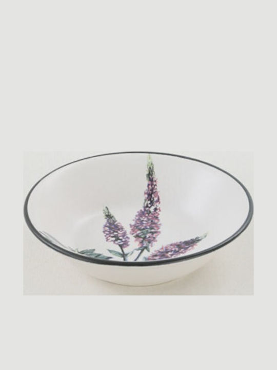 Hermia Plate Soup Ceramic Multicolour with Diameter 18cm 6pcs