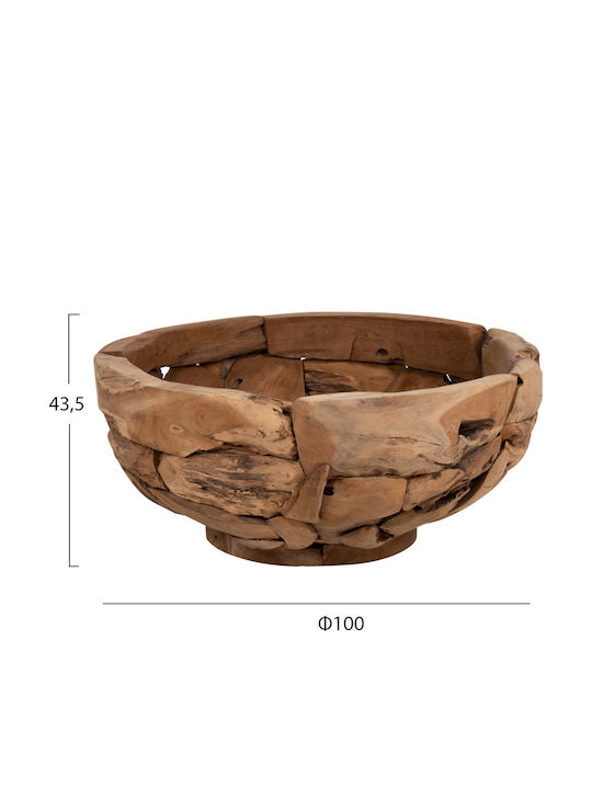 Tisch Stabil Natural 100x100x43cm
