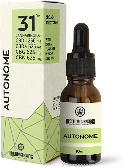 Health & Cannabis Ulei De Canabis 3125mg Cu 31% CBD Și Cu 31% CBG 10ml