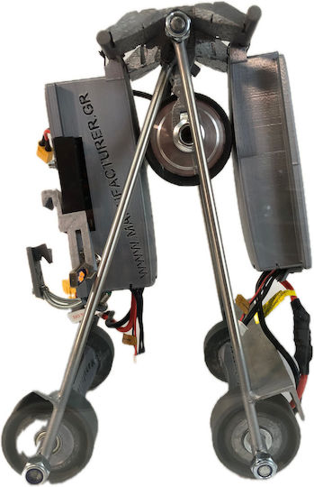 Flipstone Ηλεκτρικό Πατίνι με 25km/h Max Ταχύτητα και 25km Αυτονομία σε Γκρι Χρώμα