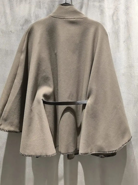 Women's Beige Cape