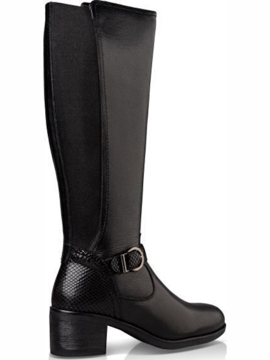 Leather Women's Boots Black