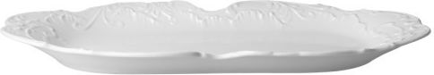 Cmielow Servierplatte Oval aus Porzellan Weiß 1Stück