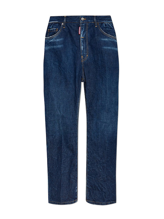 Big Brother Men's Jeans Pants with Loose Fit Blue