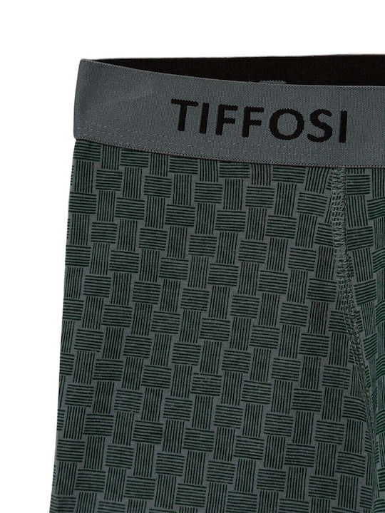Men's Boxer Green with Patterns