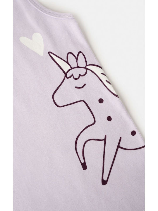 Minerva Unicorn Παιδικό Φανελάκι Λιλά