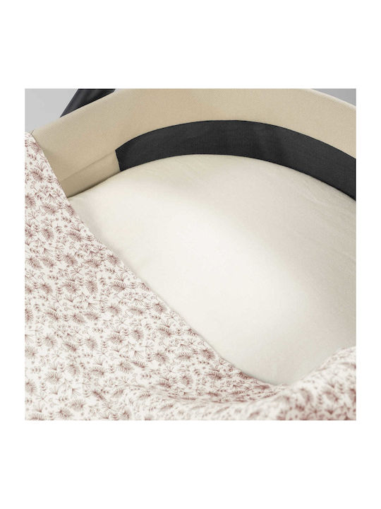 Walking Mum Muslin Changing Pad Burgundy 120x120cm.