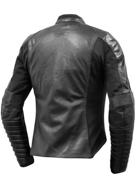 Gasoline CE Feline Leder Damen Jacke Winter Schwarz