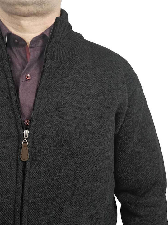 Ανδρική Ζακέτα Fleece Anthracite