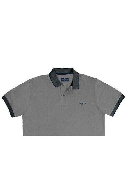 Large Size Polo T-shirt Gray
