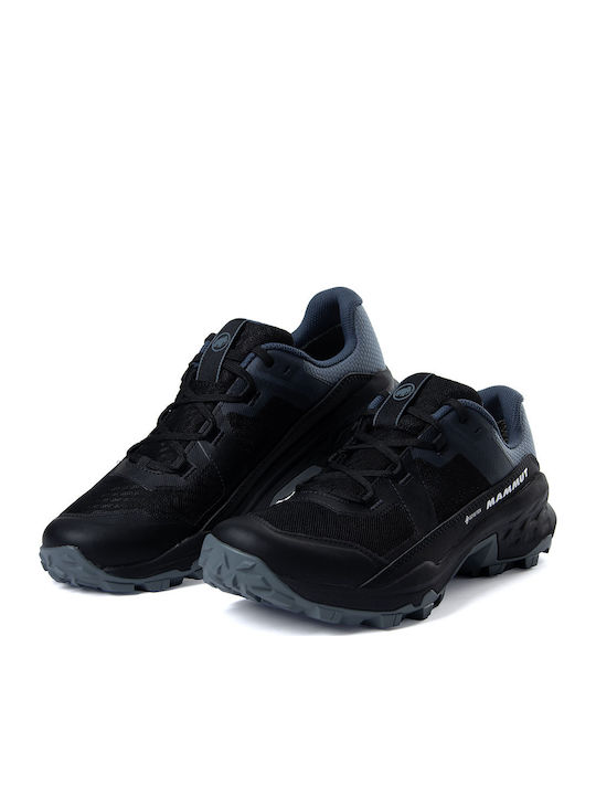 Mammut Men's Hiking Shoes Waterproof with Gore-Tex Membrane Black