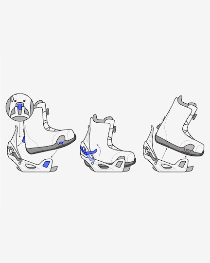 Burton Highshot Ανδρικές Μπότες Snowboard Μαύρο Χρώμα