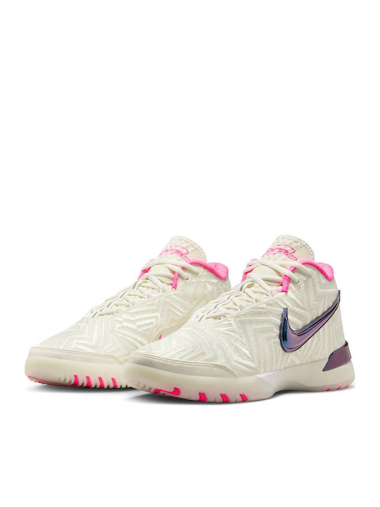 LeBron NXXT Genisus AMPD Low Basketball Shoes White