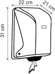 Gerät Haltevorrichtung für Servietten Silber 1307/2-1Silver-ΑΣΗΜΙ