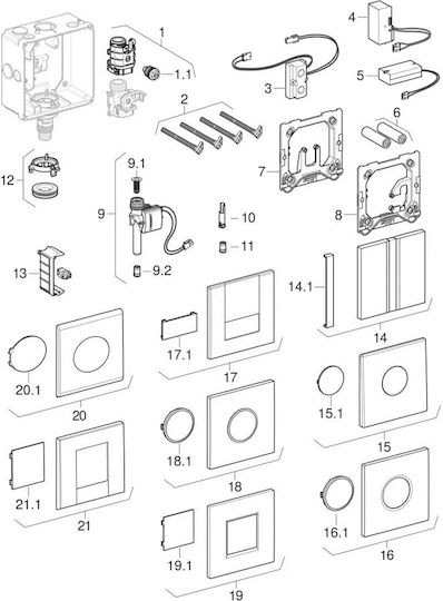 Geberit Flush Plate Dual Flush