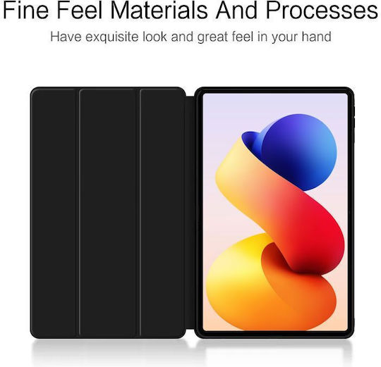 Husă Ultra Slim Xiaomi Redmi Pad 2 Pro 12.1'' 2025 Tabletă Tpu Silicon Inteligentă Neagră
