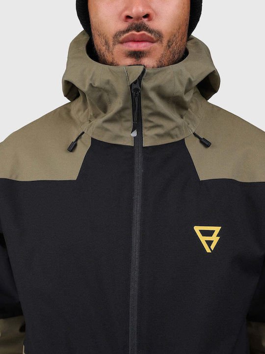 Brunotti Stores 2521200035-6555 Jachetă Pentru Bărbați de Ski și Snowboard Verde
