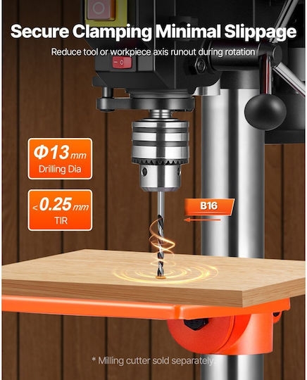 Vevor Benchtop Drill Press TSZC22A5D850U8U3X001V2 with Power 500Watt