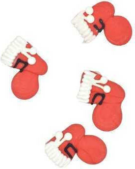 xfood Weihnachtsaccessoires Santa Boots Kleine Dekorative Gläser 8 Stück