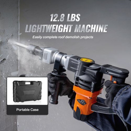 Vevor Demolition Hammer Electric 1600W with Chuck HEX X581X1X21400WI2E7V2