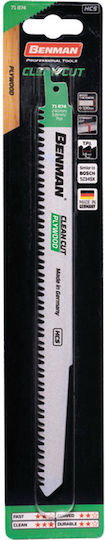 Clean Cut Plywood Blade 1 Piece Benman 71834