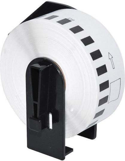 Label Tape Brother Dk-22210 Printer Replacement Makki Black On White 29mm Width 30.48m Length