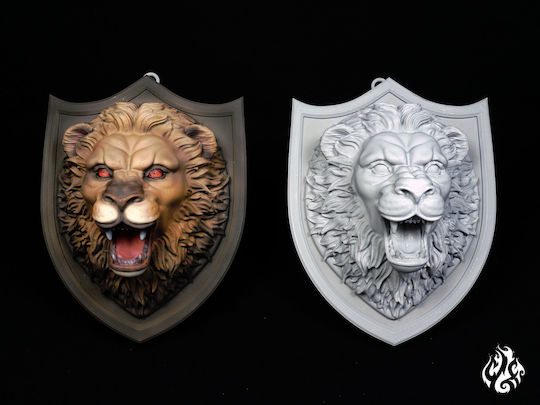 Monster Trophies Dire Löwe Dekoratives Wandstück Thematische Dungeons & Dragons