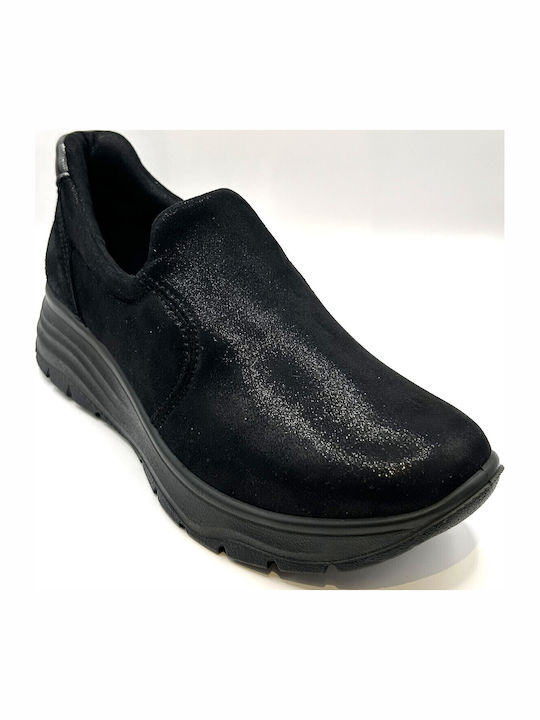 Ανατομικά Γυναικεία Slip-On Μαύρα
