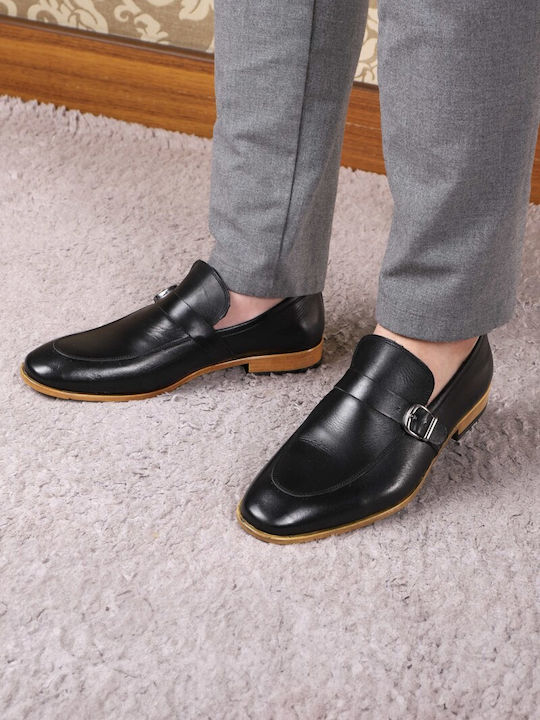 Leder Herrenschuhe Schwarz