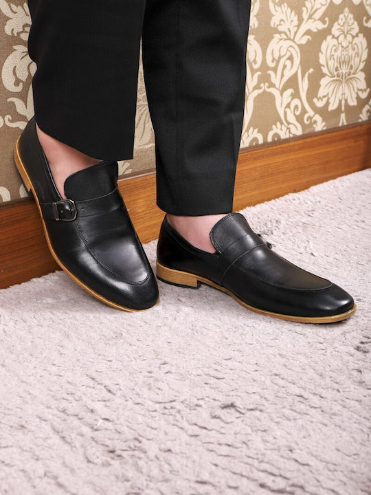 Leder Herrenschuhe Schwarz