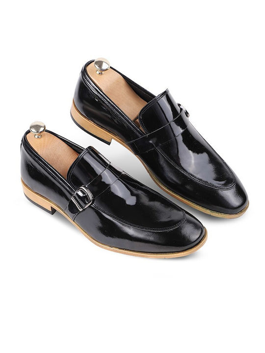 Leder Herrenschuhe Schwarz