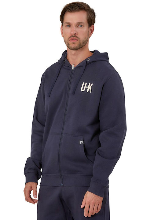 Sweatshirt with Hood Blue