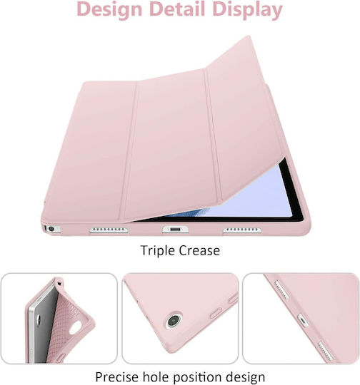 Husă Samsung Galaxy Tab A11 Plus 11" Tpu Silicon Ultra Slim Smart Cover – Roz