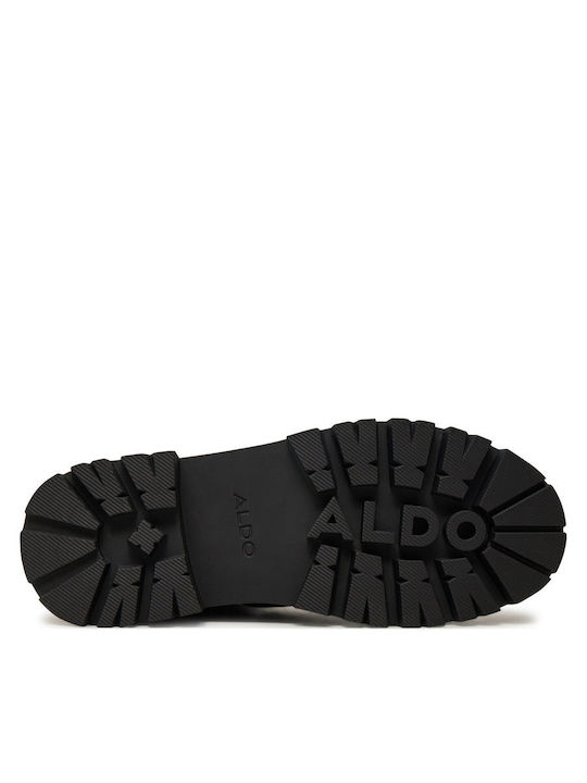 Damen Kampfstiefel Schwarz
