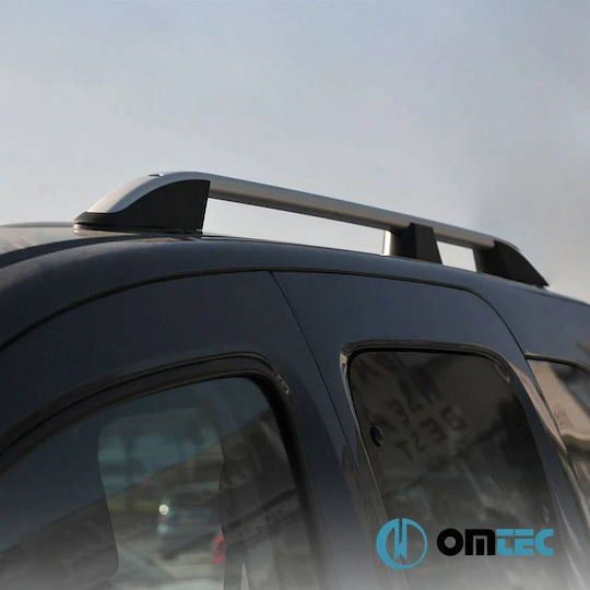Car Roof Bars Railing Fiat Doblo 2010-2021 Mvn 263 Opel Combo 2011-2018 Mvn Iv Silver 2 Pieces