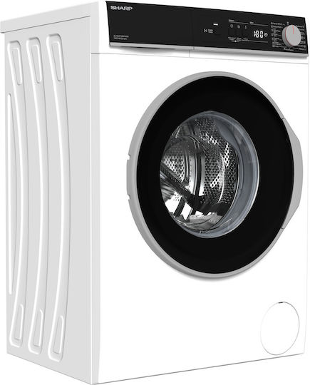 Sharp Πλυντήριο Ρούχων 7kg 1400 Στροφών ES-NFA714BW1NNA