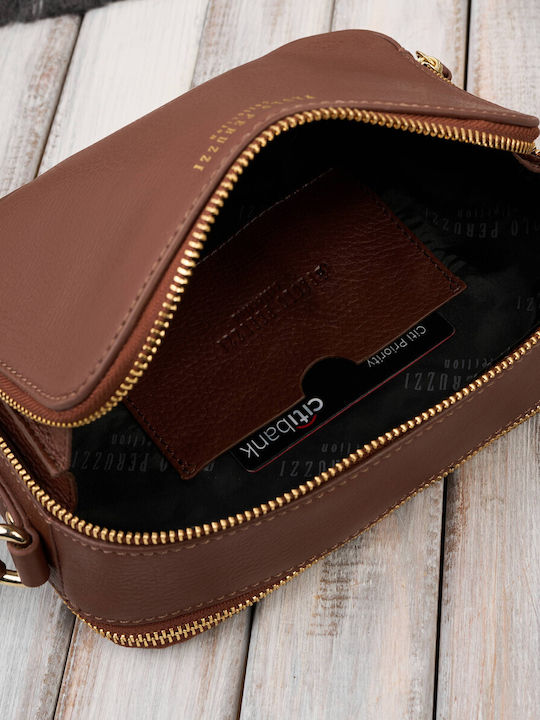 Leather Women's Bag Shoulder Brown