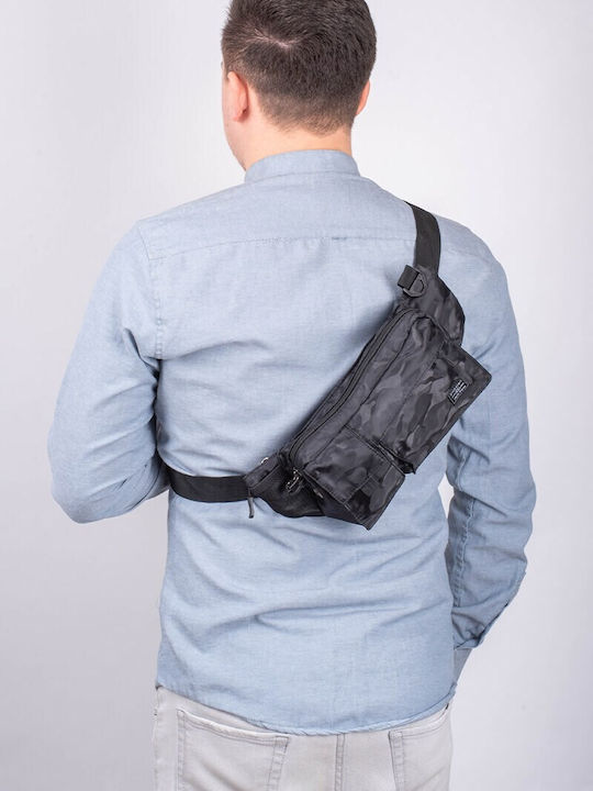 Herren Bum Bag Taille Schwarz