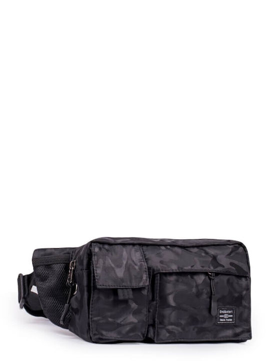 Herren Bum Bag Taille Schwarz