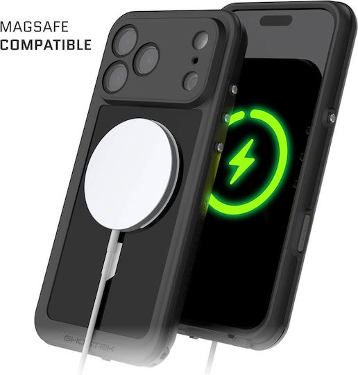 Ghostek Nautical Slim 360 Full Cover Πλαστικό / Σιλικόνης 2mm Αδιάβροχο Μαύρο (iPhone 17 Pro)