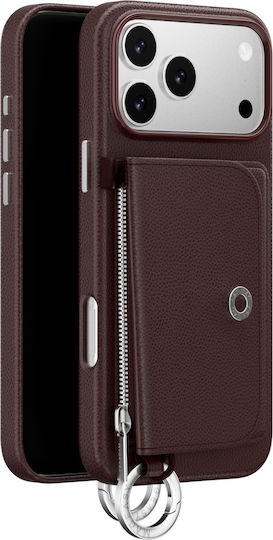 Mageasy Wallet Μπορντό (iPhone 17 Pro Max)