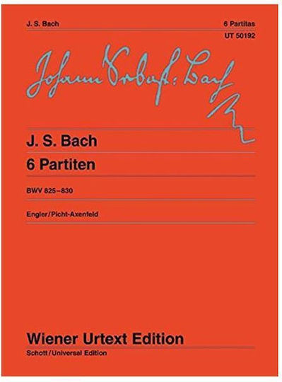 Schott Bach J S 6 Partiten Sheet Music for Piano